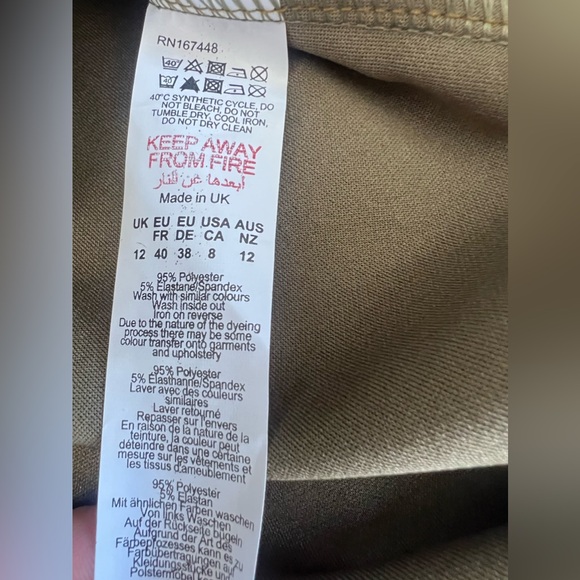 NWT Olive Green dress - Picture 4 of 7